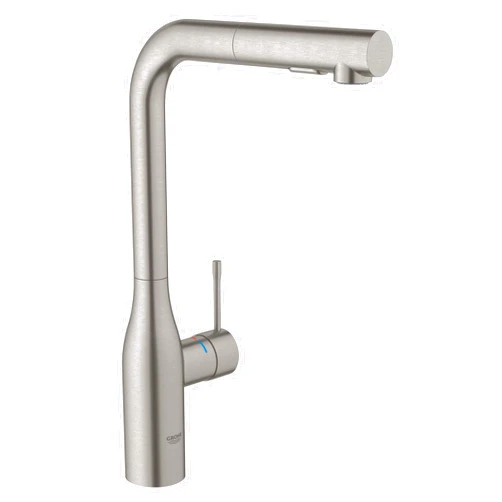 GROHE 30271DC0 Essence Dual Spray Pull-Out Kitchen Faucet Supersteel (Stainless Steel)