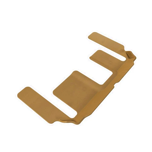 3D MAXpider Third Row Custom Fit All-Weather Floor Mat for Select Mazda CX-9 Models - Kagu Rubber (Tan)