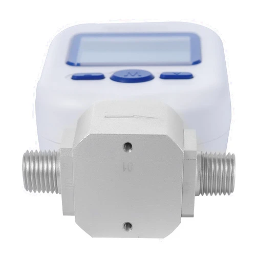 AOTROY Digital Gas Flow Meter, Air/Oxygen/Nitrogen Flow Rate Meter (Air, MF5712 (0-250L/min))
