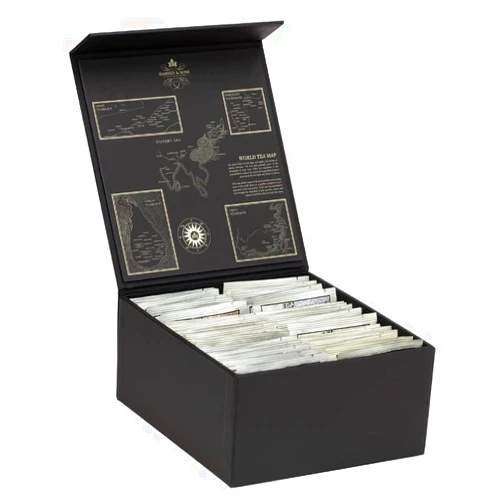 Harney & Sons Heritage Wrapped Sachet Tea Chest sampler, 36 wrapped sachets