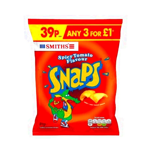 Besmon Smiths Snaps Spicy Tomato Flavour (21g x 30)