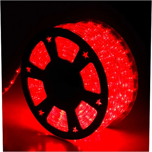 Buyagn 100Ft LED Rope Lights, LED Strip Lights Outdoor Waterproof Decorative Lighting for Indoor/Outdoor, Eaves, Backyards Garden, Halloween and Christmas Decorations(Red)
