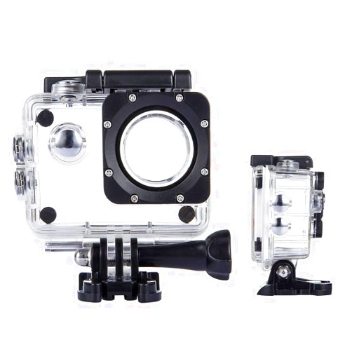 TEKCAM Action Camera Waterproof Case Underwater Protective Housing Case Compatible with AKASO EK7000 V50 Elite/REMALI CaptureCam/Apexcam/Vemont/SJCAM/HLS/Jadfezy/Xilecam/WOLFANG GA300 Action Camera