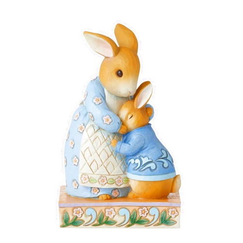 Enesco Jim Shore Mrs Rabbit & Peter Figurine