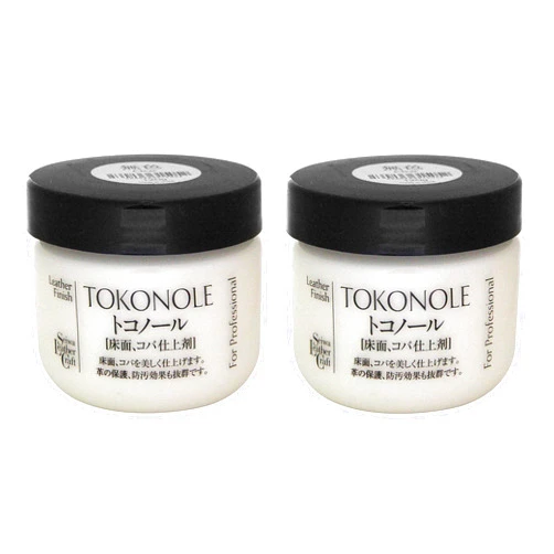 Seiwa Tokonole Leather Finish Burnishing Gum 120g Clear Leathercraft 2 Set