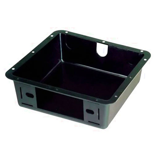The Wires Zone Universal Underdash Car Radio Mounting Housing Kit