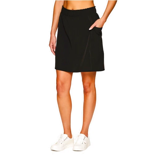 RBX Active Skort for Women, Longer Length Cargo-Style Quick Drying Hiking Tennis Skirt with Inner Compression Short