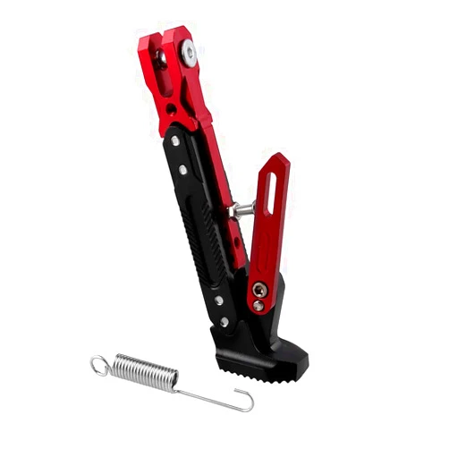 CYSKY Motorcycle Kickstand Adjustable Tripod Holder Universal Aluminum Motor Scooter Modified Foot Side Stand Motorcycle Accessories
