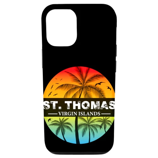 Saint Thomas Surfing Virgin Islands Vacation Palms iPhone 14 St. Thomas Virgin Islands Holiday Family Vacation Summer Case