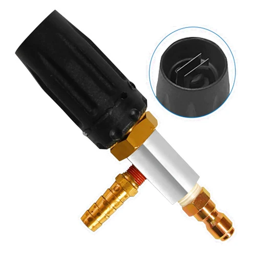 X-Jet M5 Nozzle Only #7 - Adjustable Long-Range External Injection Pressure Washing - From 0 to 60 Degree Spray Pattern - Replacement Nozzle for X-Jet M5 Kit- W/ 2000 to 4500 PSI 2-2.5 GPM