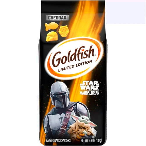 Pepperidge Farm Goldfish Star Wars The Mandalorian, Grogu & Ahsoka Cheddar Snack Crackers 6.6oz