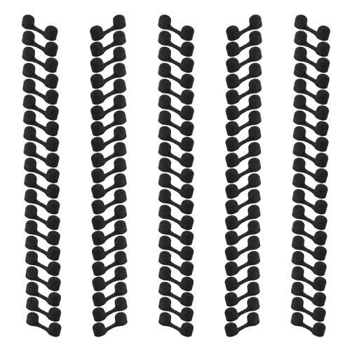 Grevosea 100pcs Disposable Nose Filters Softness Sponge Nose Filter Black Disposable Nose Dust Filters for Women Men Dustproof Nose Protection