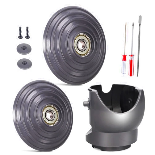 WYWY.Wide Ball Wheel + Vacuum Head Connector Replacement Compatible with Dyson V10 V11 V15 100W High Torque Cleaner Head Accessories