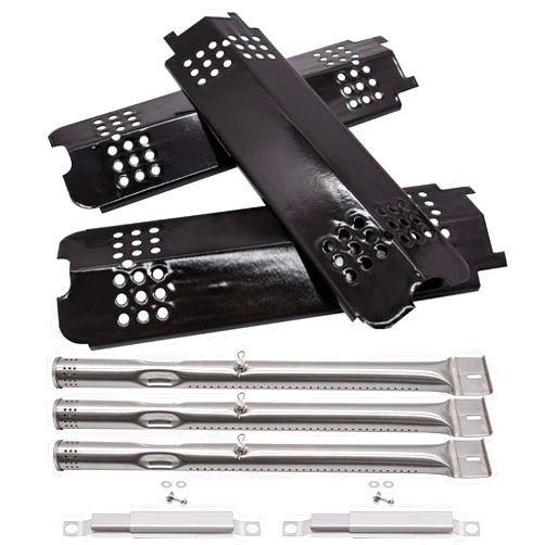 Adviace Grill Replacement Parts for Charbroil Gas2Coal 463340516 463370516 463370519 463278419 463336818 463278418 G421-0500-W1 G466-2500-W1 Burner G553-0002-W1A Heat Tent G432-0078-W1 Carry Over Tube