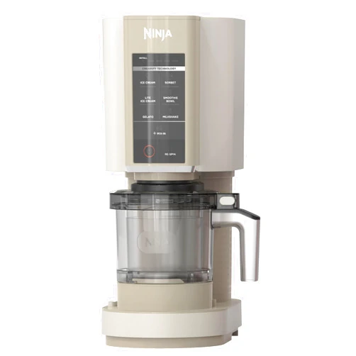 Ninja CREAMi Ice Cream Maker for Gelato, Mix-ins, Milkshakes, Sorbet, Smoothie Bowls, 7 One-Touch Programs, with (2) Pint Containers & Lids, Compact Size, Perfect for Kids, Coffee Cream, NC301SD