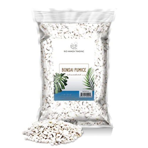 Rio Hamza Trading Horticultural Bonsai Pumice Soil Amendment (2 LB), Supplement for Bonsai and Cactus Indoor Plants