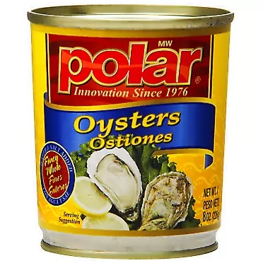 MW Polar Seafood, Boiled Oyster, 8-Ounce (Pack of 12)