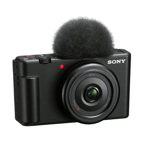 Sony ZV-1F Vlog Camera for Content Creators and Vloggers Black