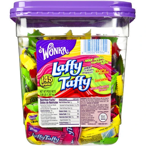 Wonka Laffy Taffy 145ct. Tub - Assorted