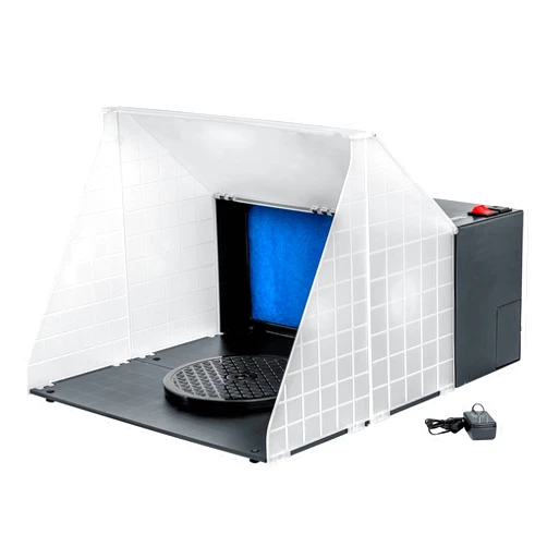 Master Airbrush Brand Portable Hobby Airbrush Spray Booth for Painting All Art, Cake, Craft, Hobby, Nails, T-Shirts & More.