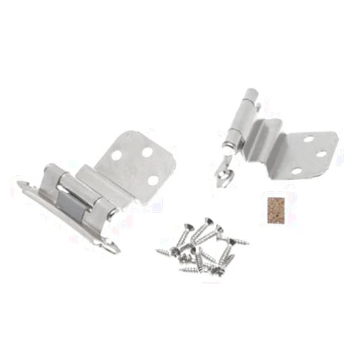 Amerock 2-1/8 in. W x 2-3/4 in. L Polished Chrome Steel Self-Closing Hinge 2