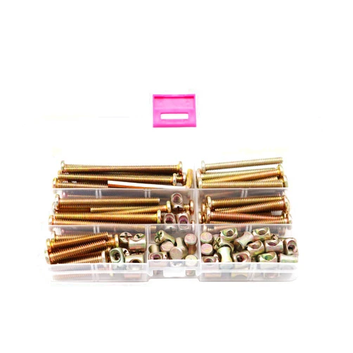 binifiMux Baby Bed Crib Screws Hardware Replacement Kit, 100pcs 1/4-20