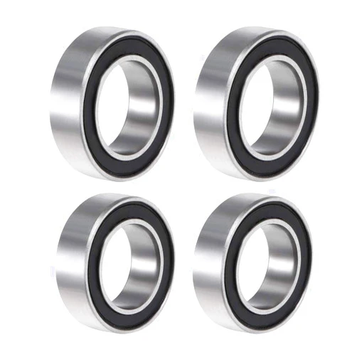 uxcell MR106-2RS Deep Groove Ball Bearing 6x10x3mm Double Sealed ABEC-3 Bearings 4-Pack