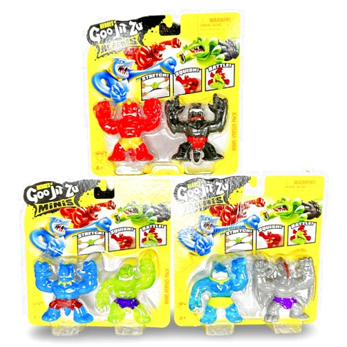 Heroes of Goo Jit Zu Minis Versus Bundle - Pantaro, Scorpius, Thrash, Tygor, Blazagon, and Rock Jaw