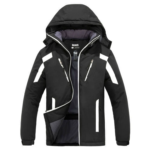 Skieer Men's Waterproof Ski Jacket Winter Snow Coat Windproof Snowboarding Jackets Warm Raincoat