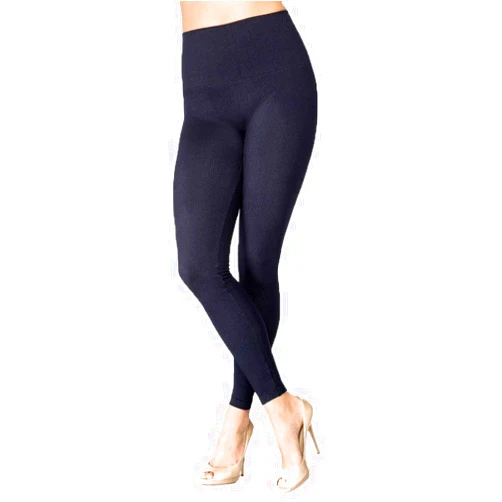 Assets by Sara Blakely Shaping Seamless Denim Legging (Dark Indigo, L)