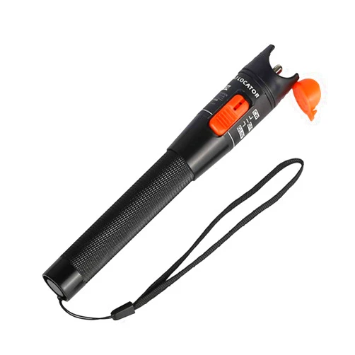 ON THE WAY Visual Fault Locator,ON THE WAY 10mW 10KM Red Light Fiber Optic Cable Tester Meter with 2.5 mm Universal Connector FC Male to LC Female Adapter for CATV Telecommunications Engineering Maintenance