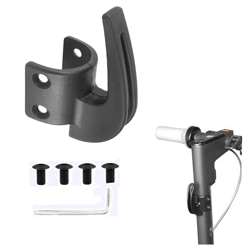 HMPBEFU Hanger Hook for Segway Ninebot MAX G30 Electric Scooter ABS Hanging Pothook with Screws, Hex Wrench Replacement Accessories for Scooter