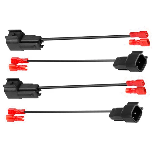 Danbojit 4 Pack 72-5600 Speaker Harness Replacement for Ford Speaker Wire Harness Adapter Replacement for Ford F150 F250 Escape Mustang Lincoln Mercury Mazda Speaker Wiring Harness Adapter
