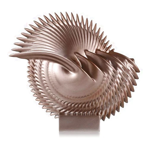 ZZXGIUFJGIRUJGR Sculptures Brown Leaf Thorn Decorations Xinwu Wine Cabinet Decorations Modern Home Abstract Sculptures Resin Crafts 32 * 9 * 27
