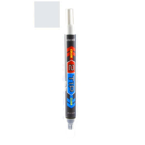 ColorRite 2Tip for Mercedes-Benz All Automotive Touch-up Paint - Astral Silver Metallic Clearcoat 735/9735 - Color-and-Clearcoat Package