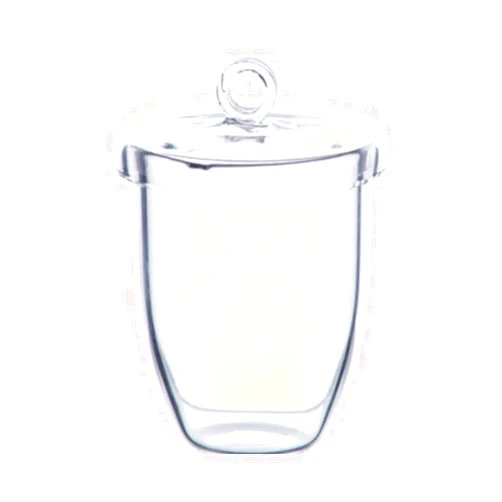 QiMan Lab Crucibles Quartz Crucibles with Lids Cylindrical Crucibles（5ml）