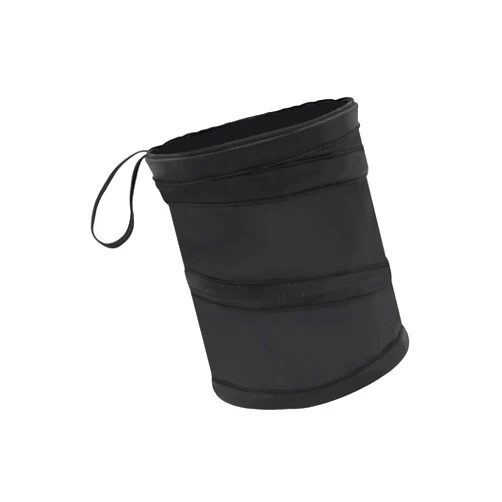UHANBUT Collapsible Car Trash Can, Mini Portable Automotive Garbage Bag, Pop-Up Vehicle Rubbish Bin, Waterproof Waste Basket Bin with Magic Sticker, Hanging Washable Auto Trash Bag (1PC)