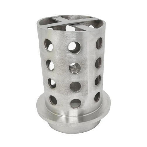 Rosenthal Collection Perforated Casting Flask Vacuum Casting Stainless Wall Flanged 10 GA- (3.5