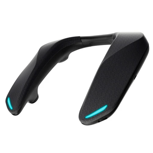 Panasonic SoundSlayer Wireless Wearable Speaker System for Gaming, Movies and Music, Lightweight Neck Speaker with Built-in Microphone and Immersive, Dimensional Sound - SC-GNW10 (Black)
