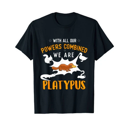 Funny Platypus Shirts We Are All Platypus - Marine Biologist Sea Animal Lover T-Shirt