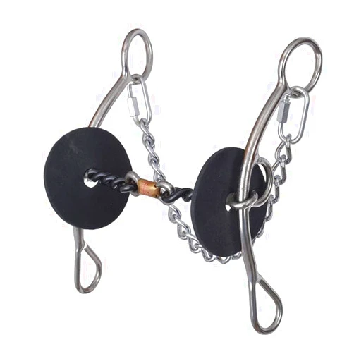 Reinsman Josey Mitchell 3-Piece Short Lifter Bit for Horse and Large Horse - Copper Dogbone - 5 1/2