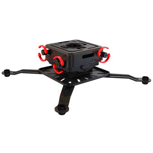 Crimson JR3 SyncPro Universal Mount for Projectors with Micro Adjustment, Black, 70lb (31.8kg) Weight Capacity, 13.8
