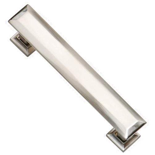 Southern Hills Brushed Nickel Cabinet Pulls - 4 Inch Cabinet Pulls Brushed Nickel - 5 Pack - Nickle Kitchen Cabinet Pull, Satin Nickel Cabinet Hardware, Kitchen Cabinet Handles Silver - SHKM005-SN-5