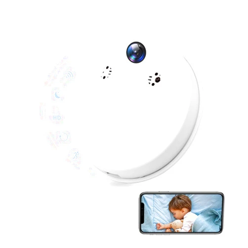 AiLuce Hidden Camera Detector HD 1080P Video-Only Nanny Camera with Night Vision Motion Detection Remote View WiFi Security Camera for Home Wireless Video Recorder for Indoor Security