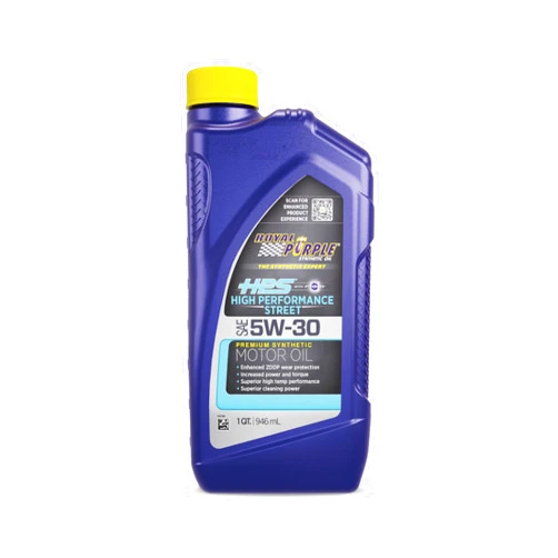 Royal Purple (36530-6PK HPS 5W-30 Synthetic Motor Oil with Synerlec Additive Technology - 1 Quart, (Case of 6)