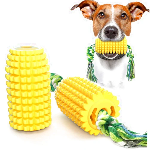 JiangYanus Dog Chew Toys for Aggressive Chewers, Indestructible Tough Durable Interactive Dog Toys, Puppy Teething Chew Toys Corn Stick Toy for Small Meduium Large Breed Training and Cleaning Teeth