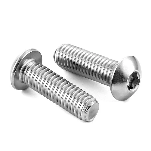 MewuDecor M8-1.25 x 20mm Button Head Socket Cap Screws, Stainless Steel 18-8, Bright Finish, Fully Threaded, Allen Socket Drive, 25 PCS