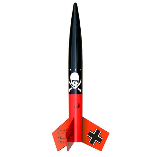 Estes Rockets 0651 Der Red Max Rocket Kit, Skill Level 1 Brown/a, 12 years old and up with Adult Supervision for under 12, 16 inches