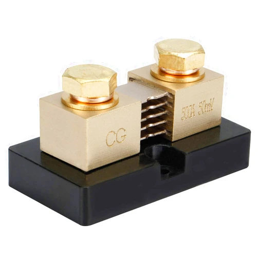 CGELE CG 500A 50mV Ampere Electrical Digital DC Current Shunt Resistor for amp Panel Ammeter Current Measurement Tester Gauge