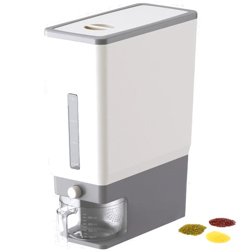 Lifewit Rice Dispenser 25 Lbs(11.3kg), Rice Storage Container Sealed Moisture Proof with Measuring Cup for Kitchen Pantry Household, BPA-Free